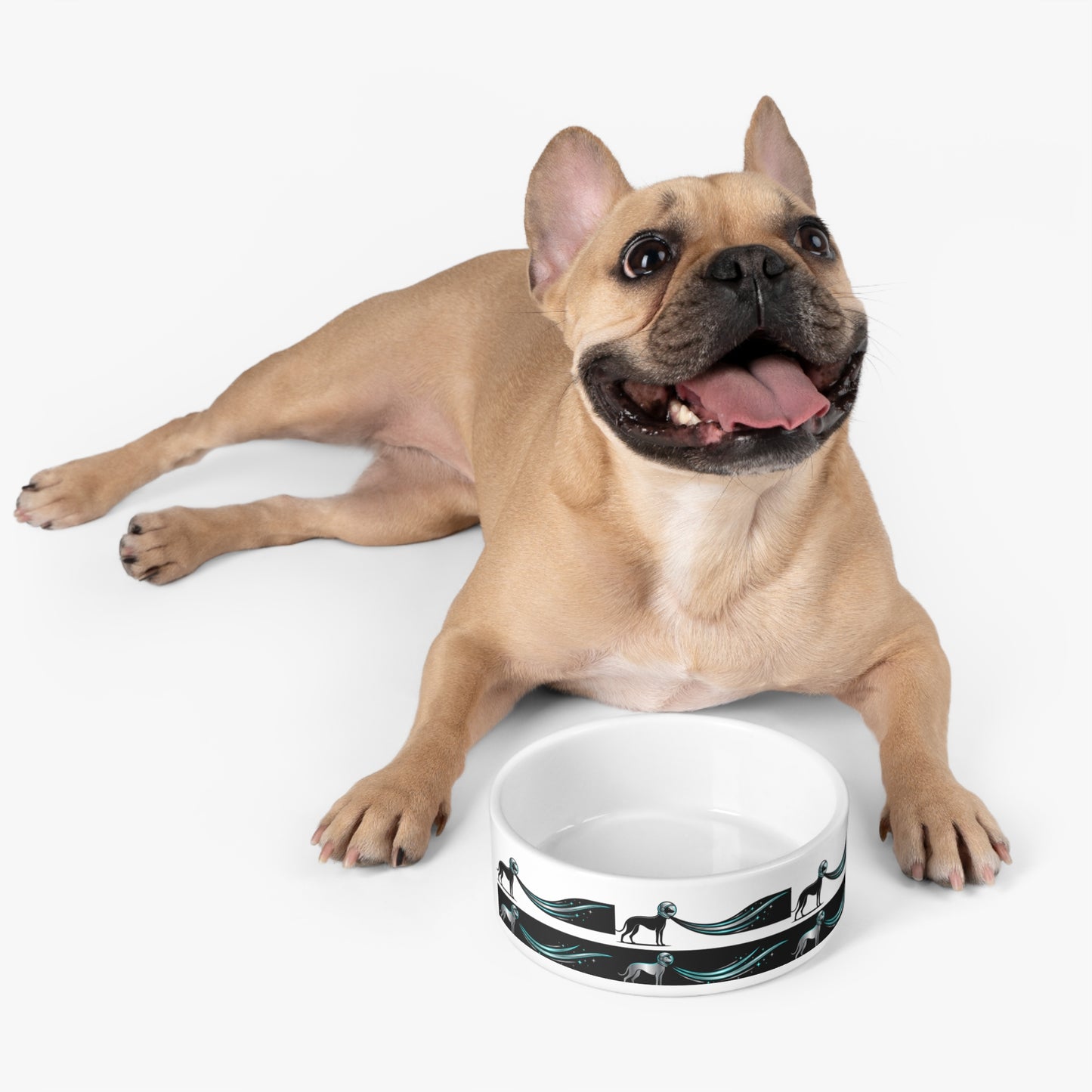 0 Ceramic Galaxy space dog food bowl Pet Bowl