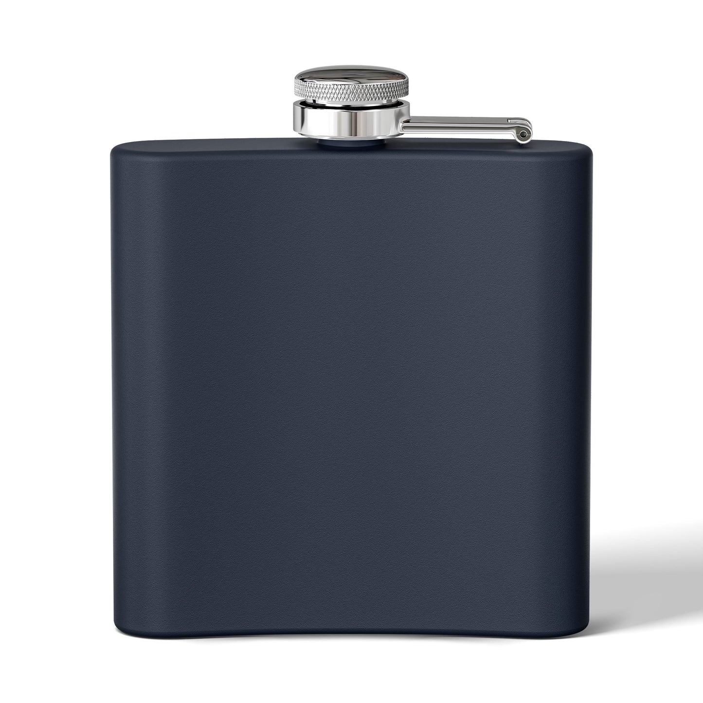 Whiskey Night Stainless Steel Flask — 6oz Holiday Spirits Design ( free shipping)