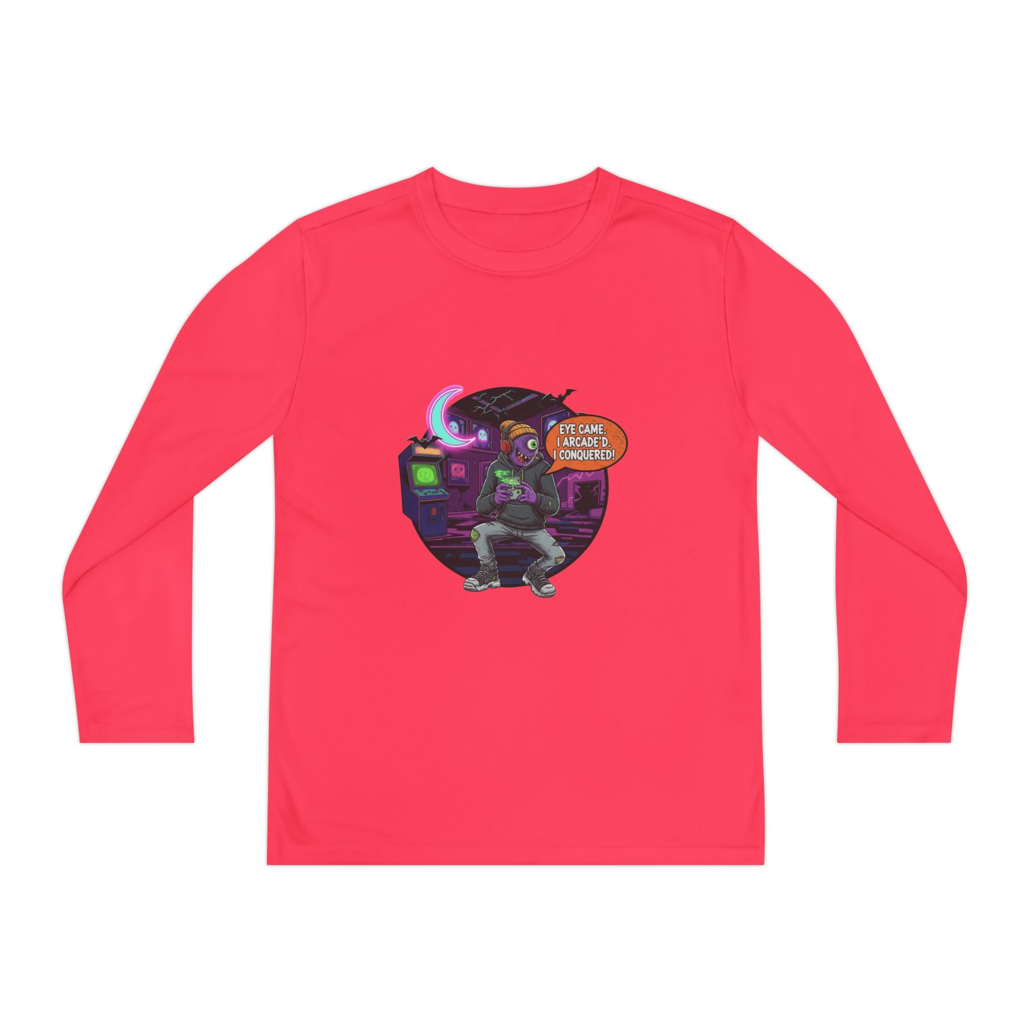 Youth Gamer Long Sleeve Tee, Retro Gaming Gift, Unisex Shirt, Video Game Apparel, Cute Gamer Top, Everyday Casual Wear