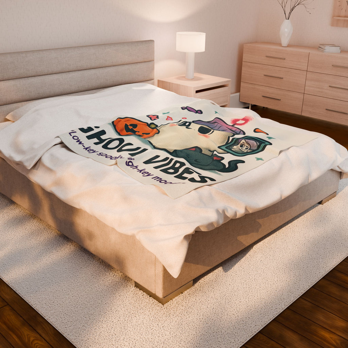 Charming Ghoul Vibes Blanket