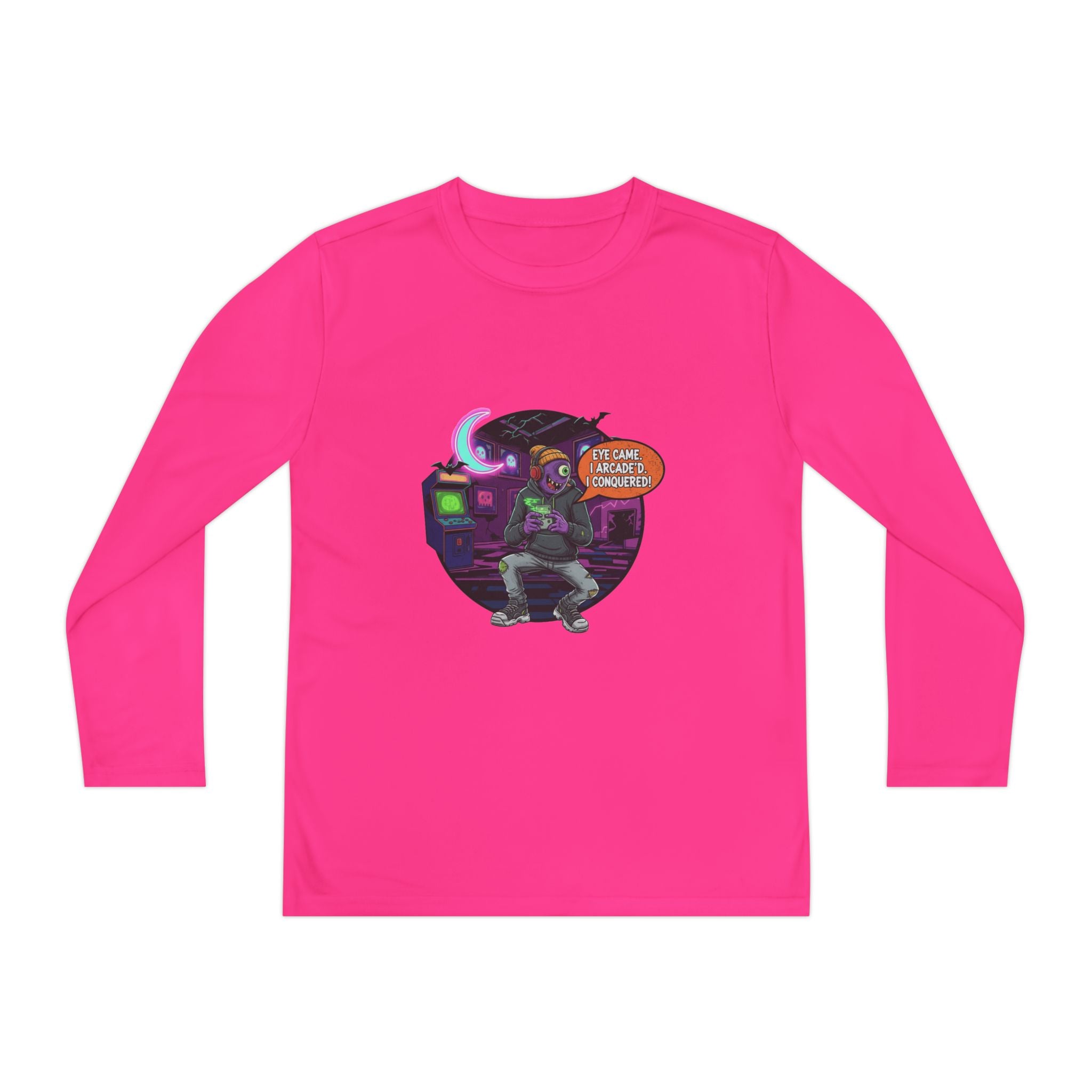 Youth Gamer Long Sleeve Tee, Retro Gaming Gift, Unisex Shirt, Video Game Apparel, Cute Gamer Top, Everyday Casual Wear