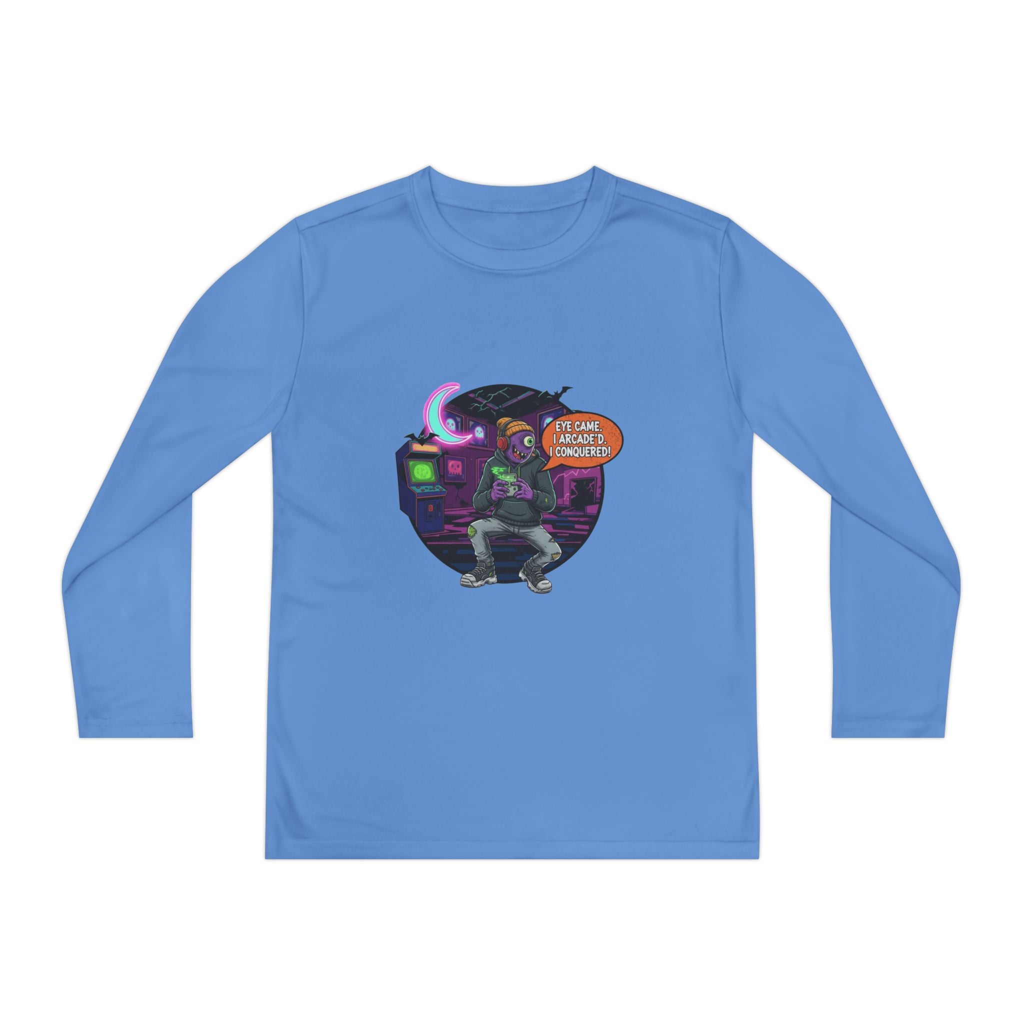 Youth Gamer Long Sleeve Tee, Retro Gaming Gift, Unisex Shirt, Video Game Apparel, Cute Gamer Top, Everyday Casual Wear