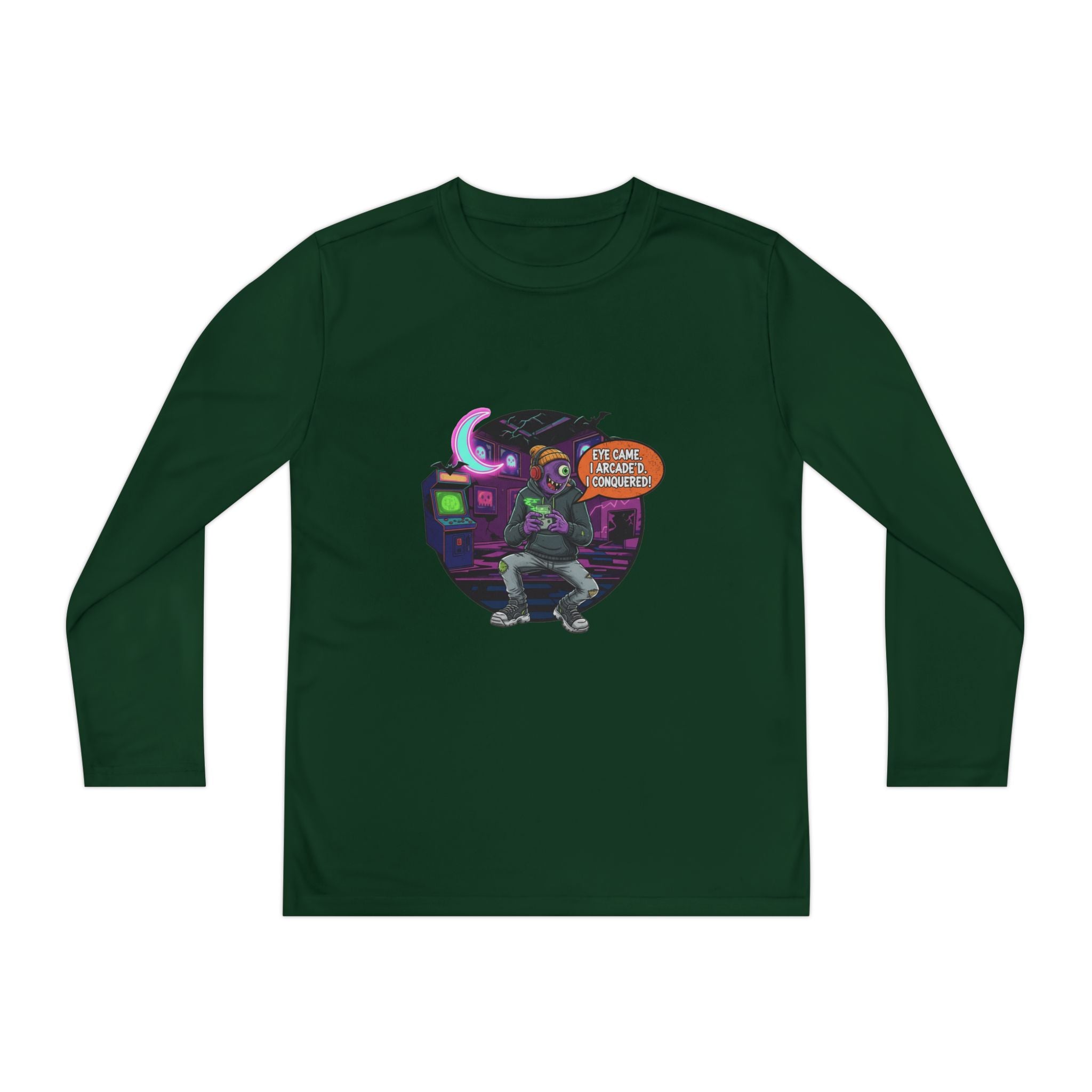 Youth Gamer Long Sleeve Tee, Retro Gaming Gift, Unisex Shirt, Video Game Apparel, Cute Gamer Top, Everyday Casual Wear