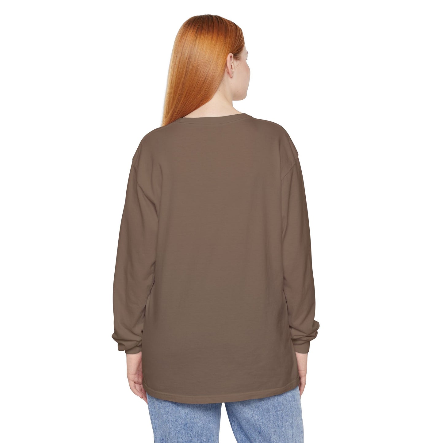 Women’s Comfortable espresso color Long Sleeve T-Shirt - Perfect for Casual Wear