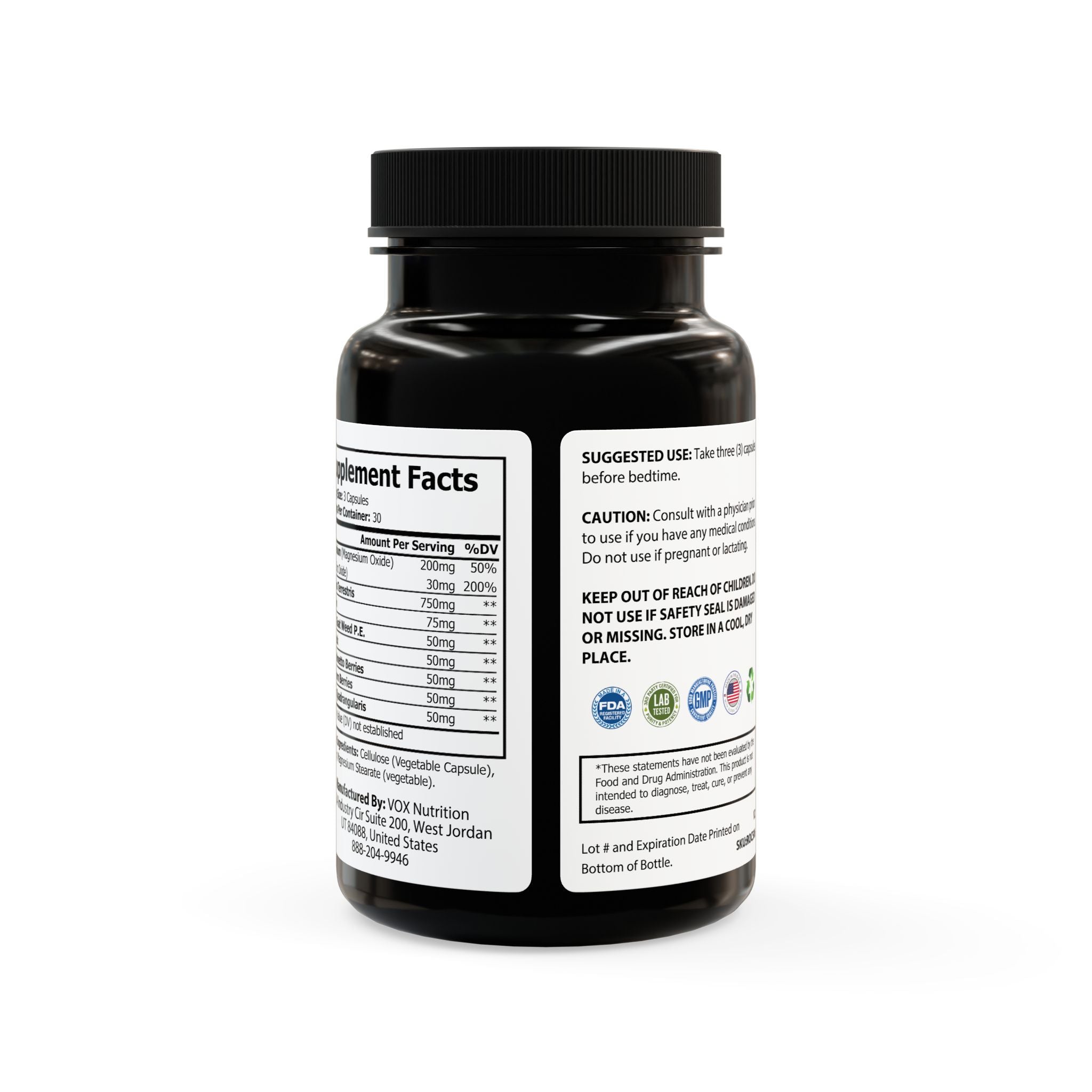 Base Camp Vital Magnesium Zinc Supplement (90 Capsules)