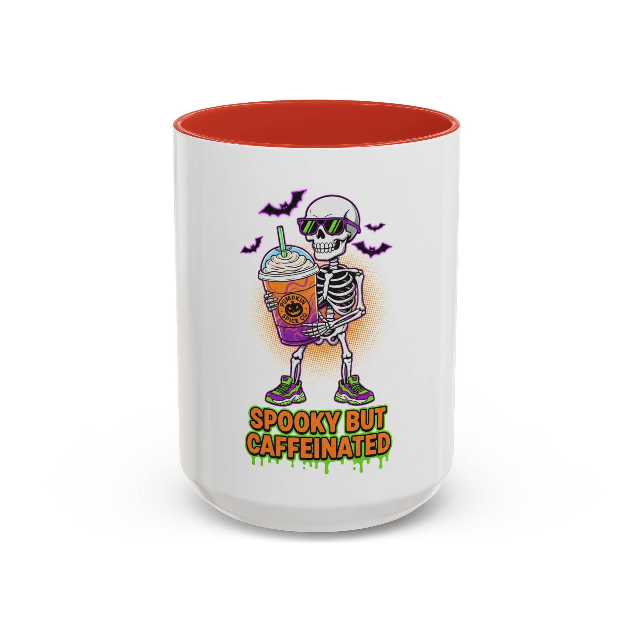 Spooky Skeleton Coffee Mug for Halloween Enthusiasts, Perfect for Gifting, Halloween Decor, Party Accent, Fun Drinkware