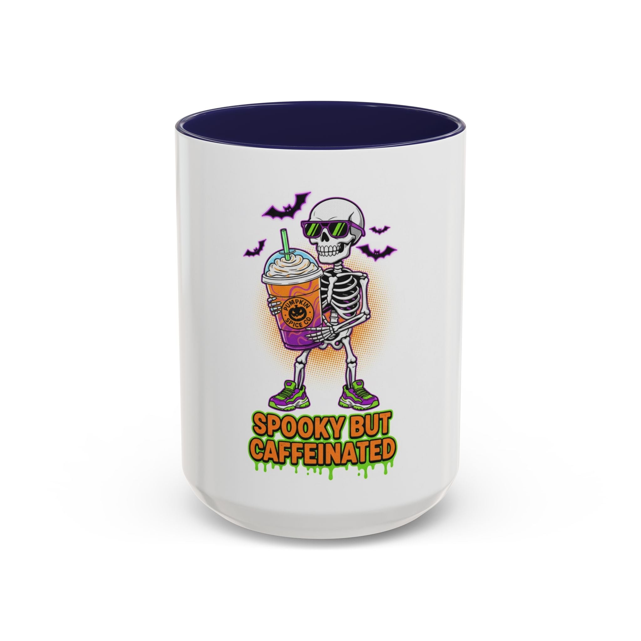Spooky Skeleton Coffee Mug for Halloween Enthusiasts, Perfect for Gifting, Halloween Decor, Party Accent, Fun Drinkware