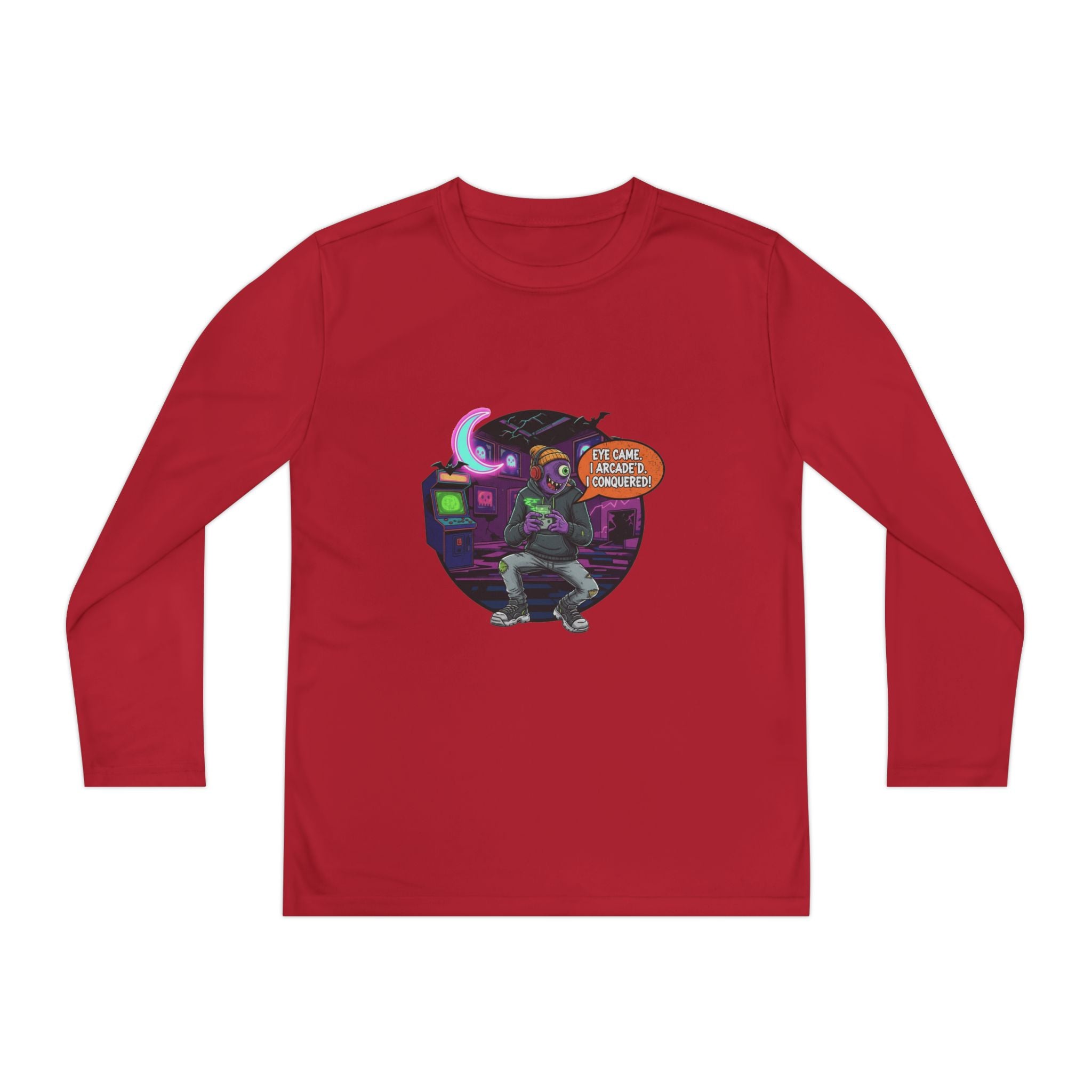 Youth Gamer Long Sleeve Tee, Retro Gaming Gift, Unisex Shirt, Video Game Apparel, Cute Gamer Top, Everyday Casual Wear