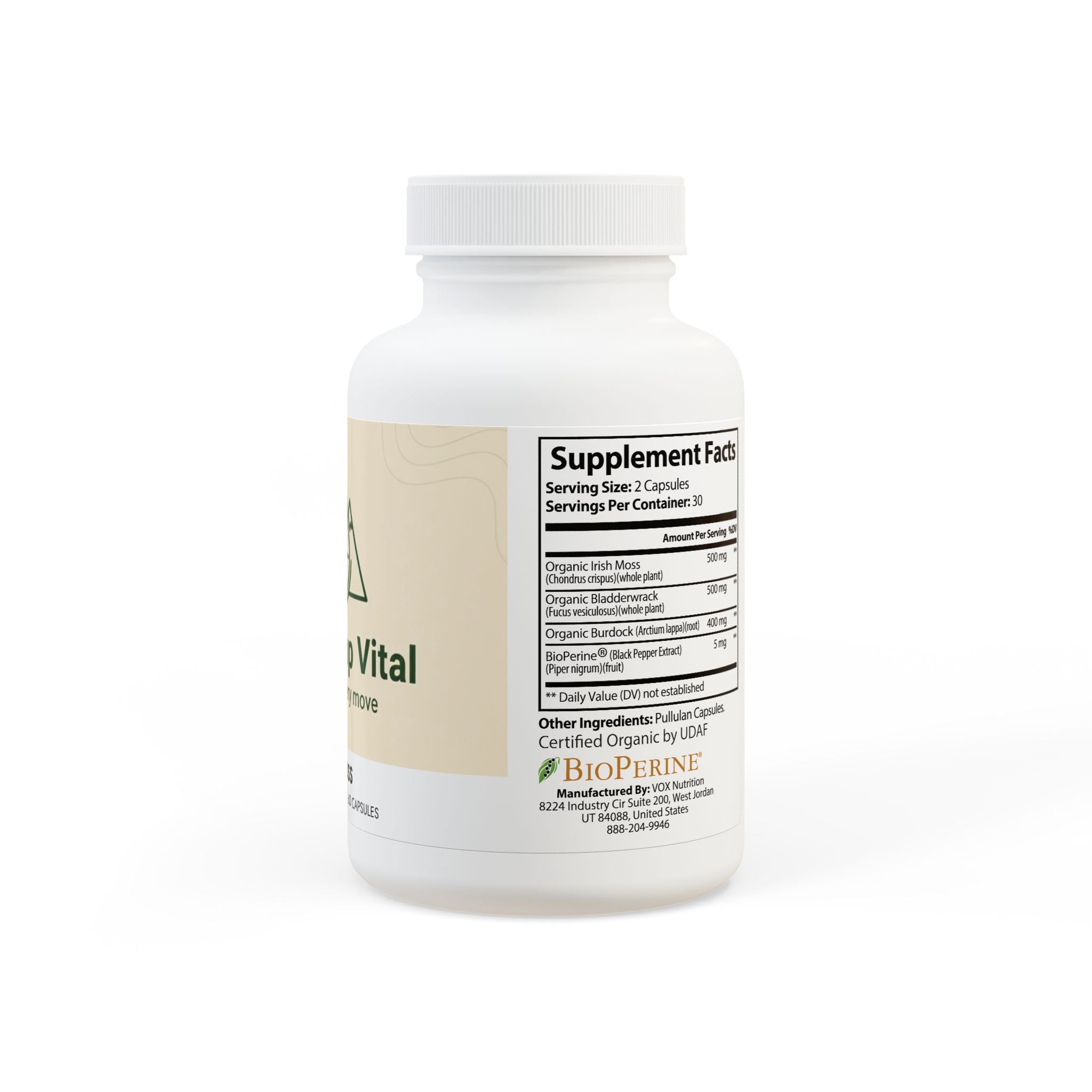 Base Camp Vital Sea Moss Supplement (60 Capsules)