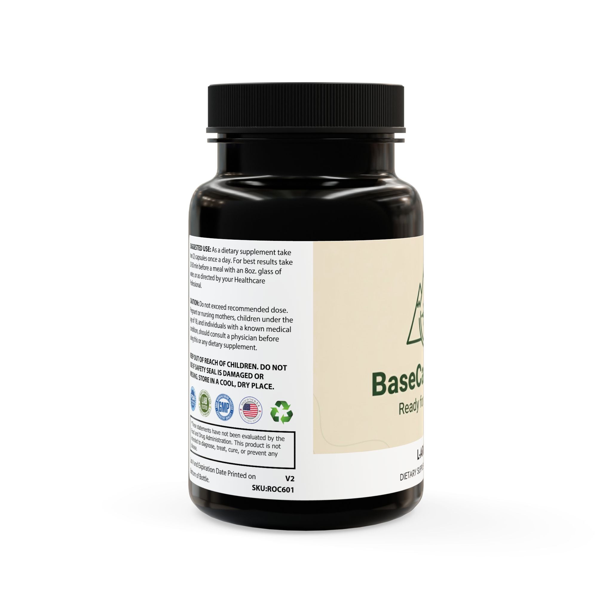 Base Camp Vital L-Arginine Supplement (60 Capsules)