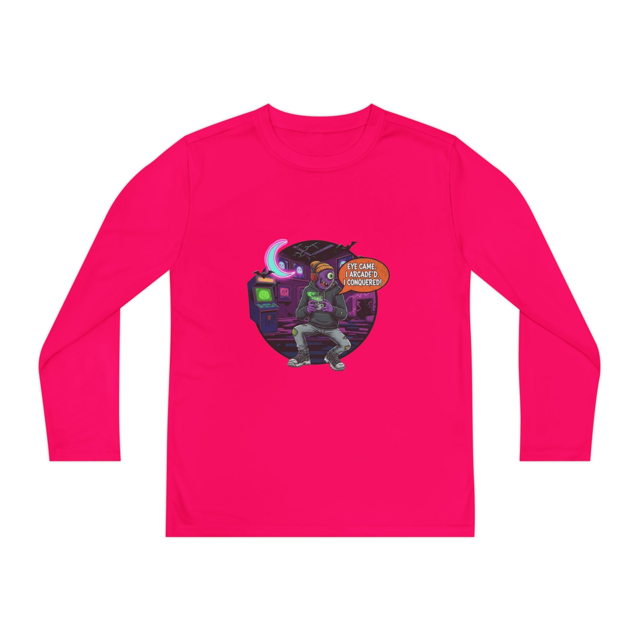 Youth Gamer Long Sleeve Tee, Retro Gaming Gift, Unisex Shirt, Video Game Apparel, Cute Gamer Top, Everyday Casual Wear