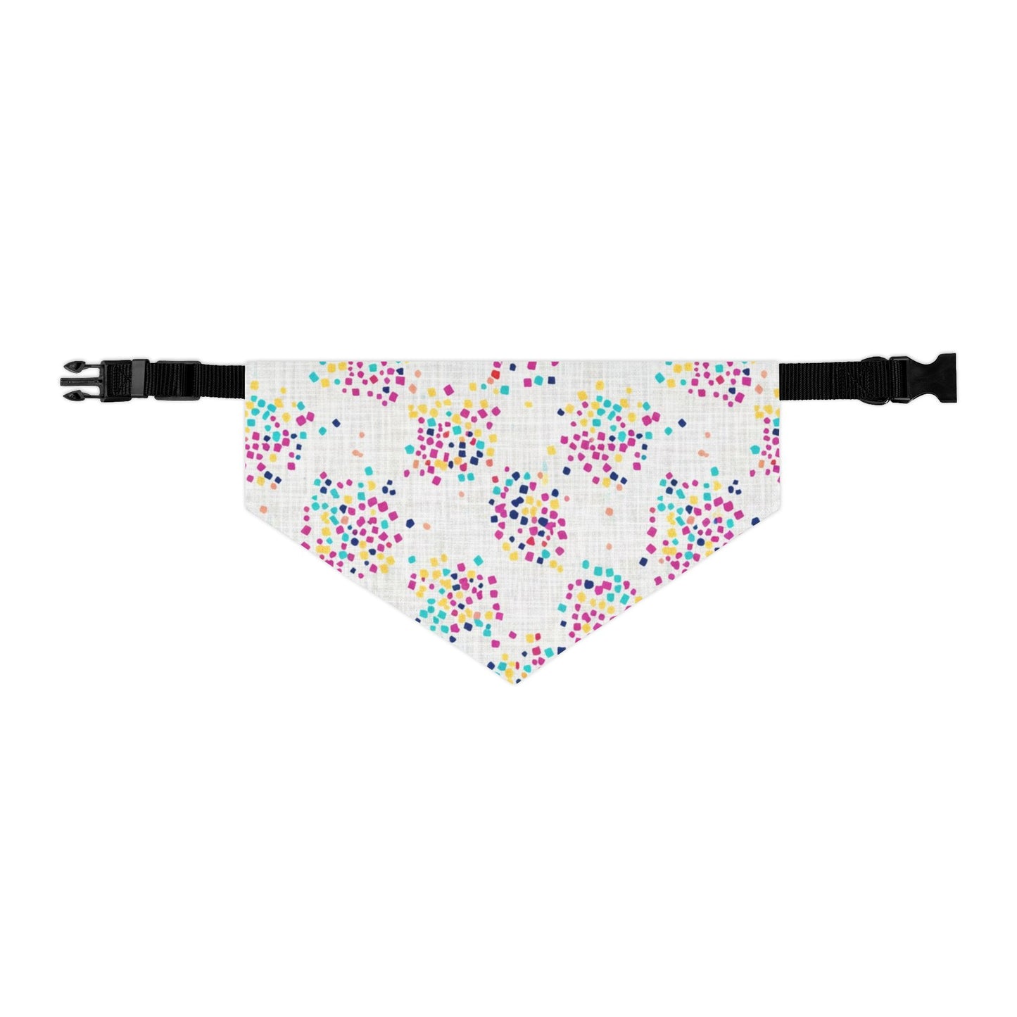 Colorful Polka Dot Pet Bandana Collar for Dogs