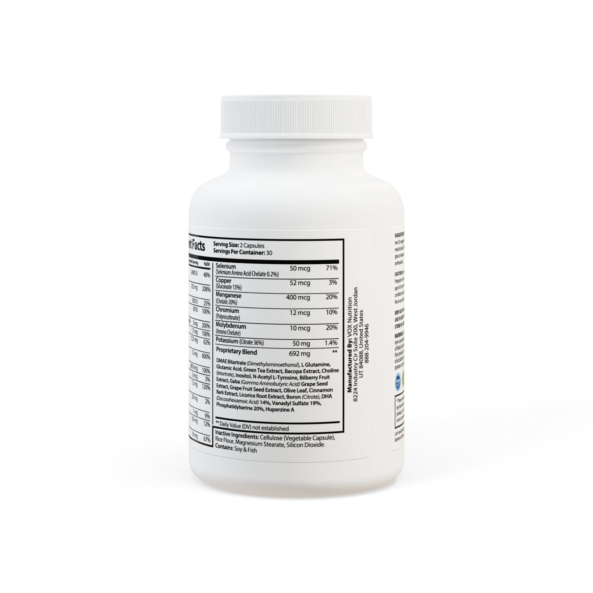 Base Camp Vital Brain Support Complex Supplement (60 Capsules)