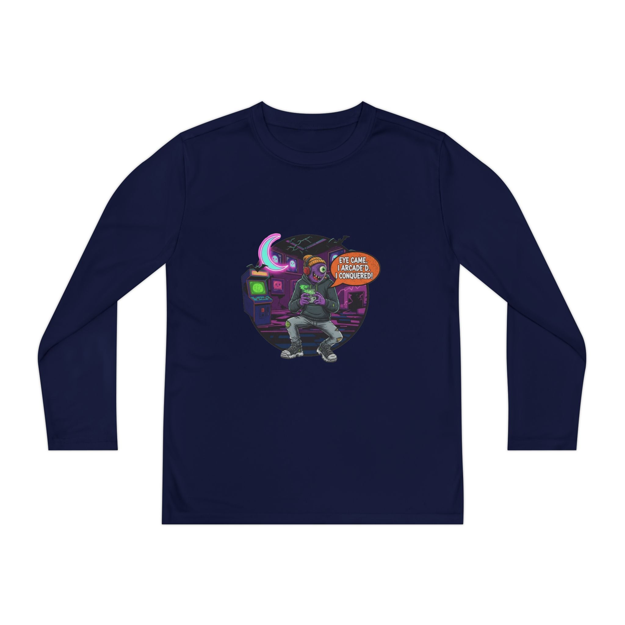 Youth Gamer Long Sleeve Tee, Retro Gaming Gift, Unisex Shirt, Video Game Apparel, Cute Gamer Top, Everyday Casual Wear