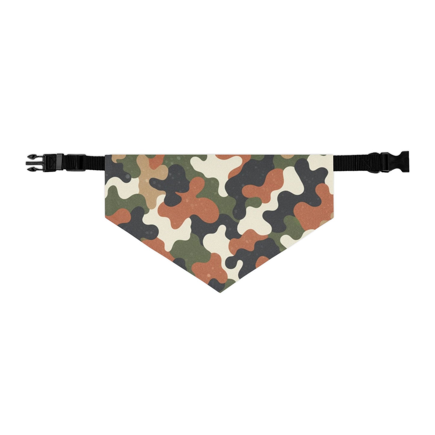 Camo Pet Bandana Collar - Stylish and Functional Accessory for Dogs