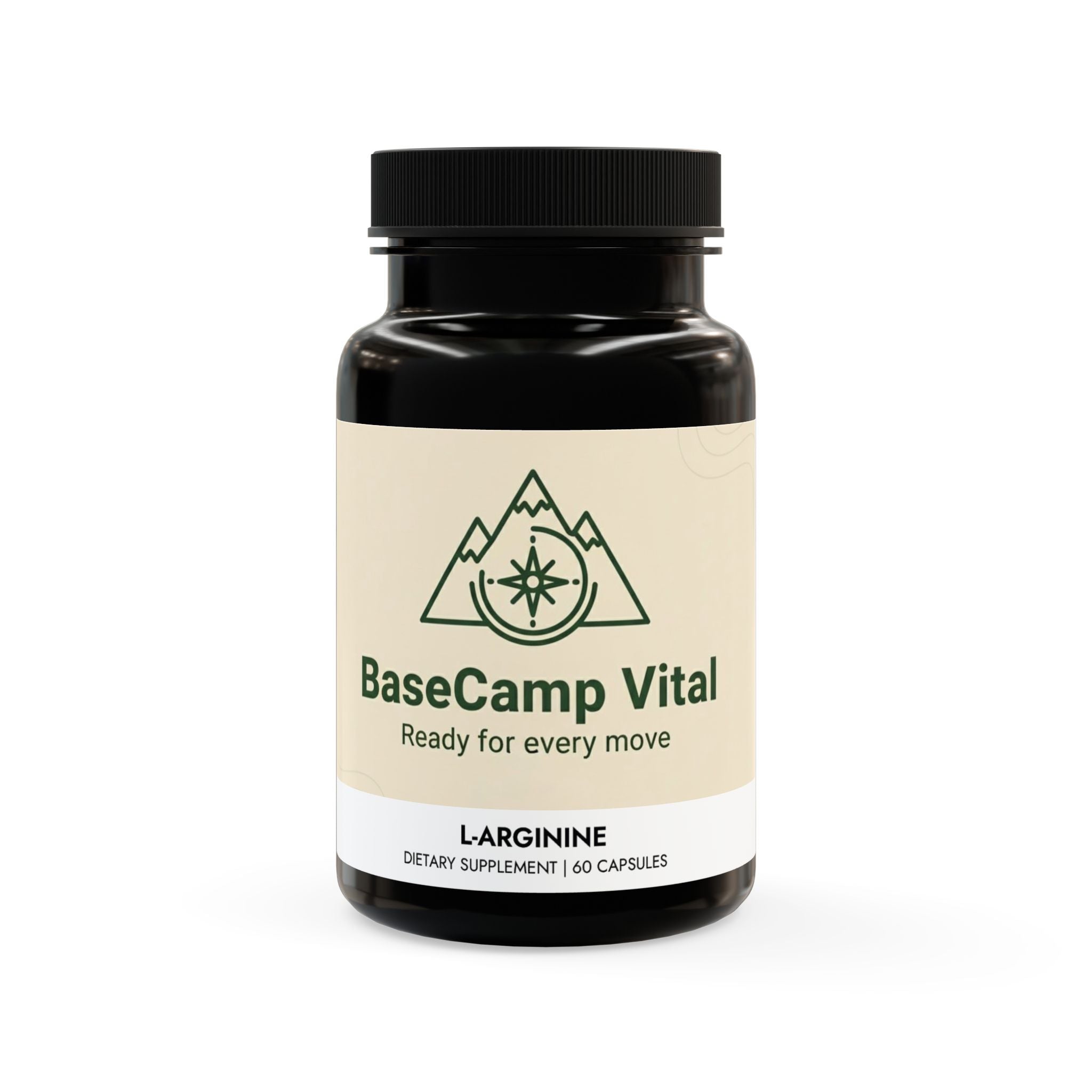 Base Camp Vital L-Arginine Supplement (60 Capsules)