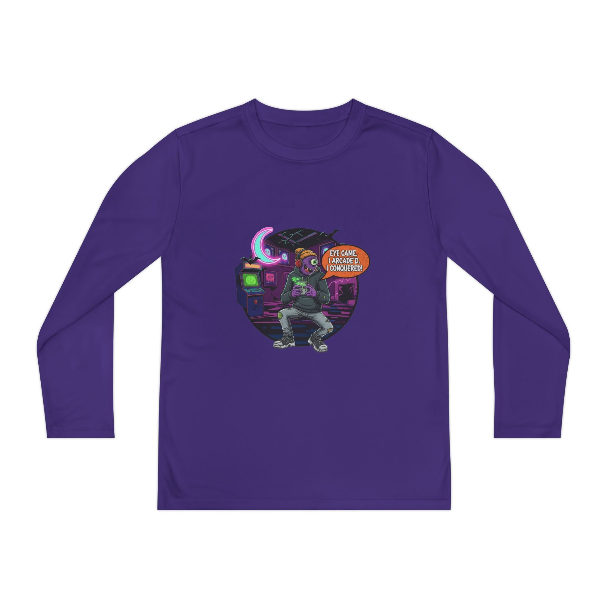 Youth Gamer Long Sleeve Tee, Retro Gaming Gift, Unisex Shirt, Video Game Apparel, Cute Gamer Top, Everyday Casual Wear