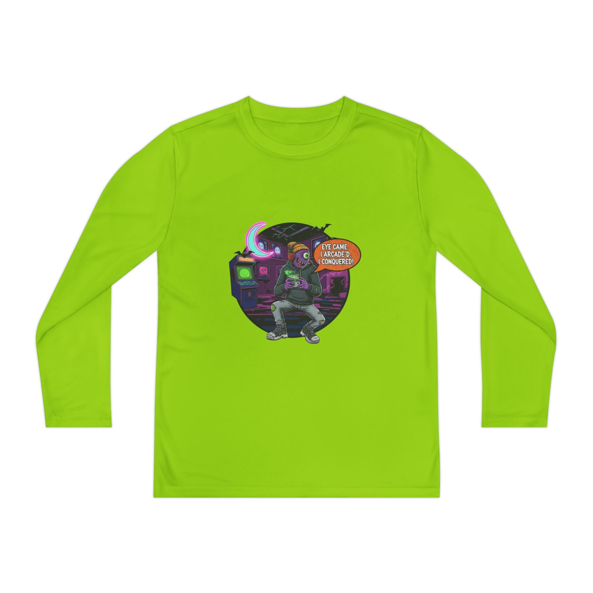 Youth Gamer Long Sleeve Tee, Retro Gaming Gift, Unisex Shirt, Video Game Apparel, Cute Gamer Top, Everyday Casual Wear