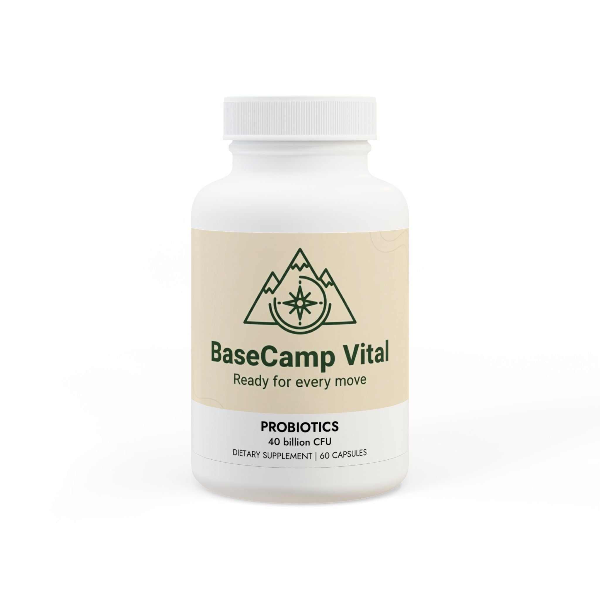 Base Camp Vital Probiotics Supplement (60 Capsules)