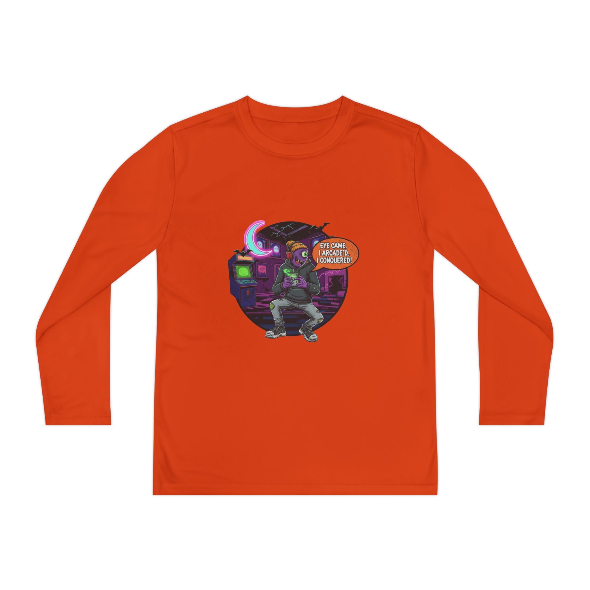 Youth Gamer Long Sleeve Tee, Retro Gaming Gift, Unisex Shirt, Video Game Apparel, Cute Gamer Top, Everyday Casual Wear