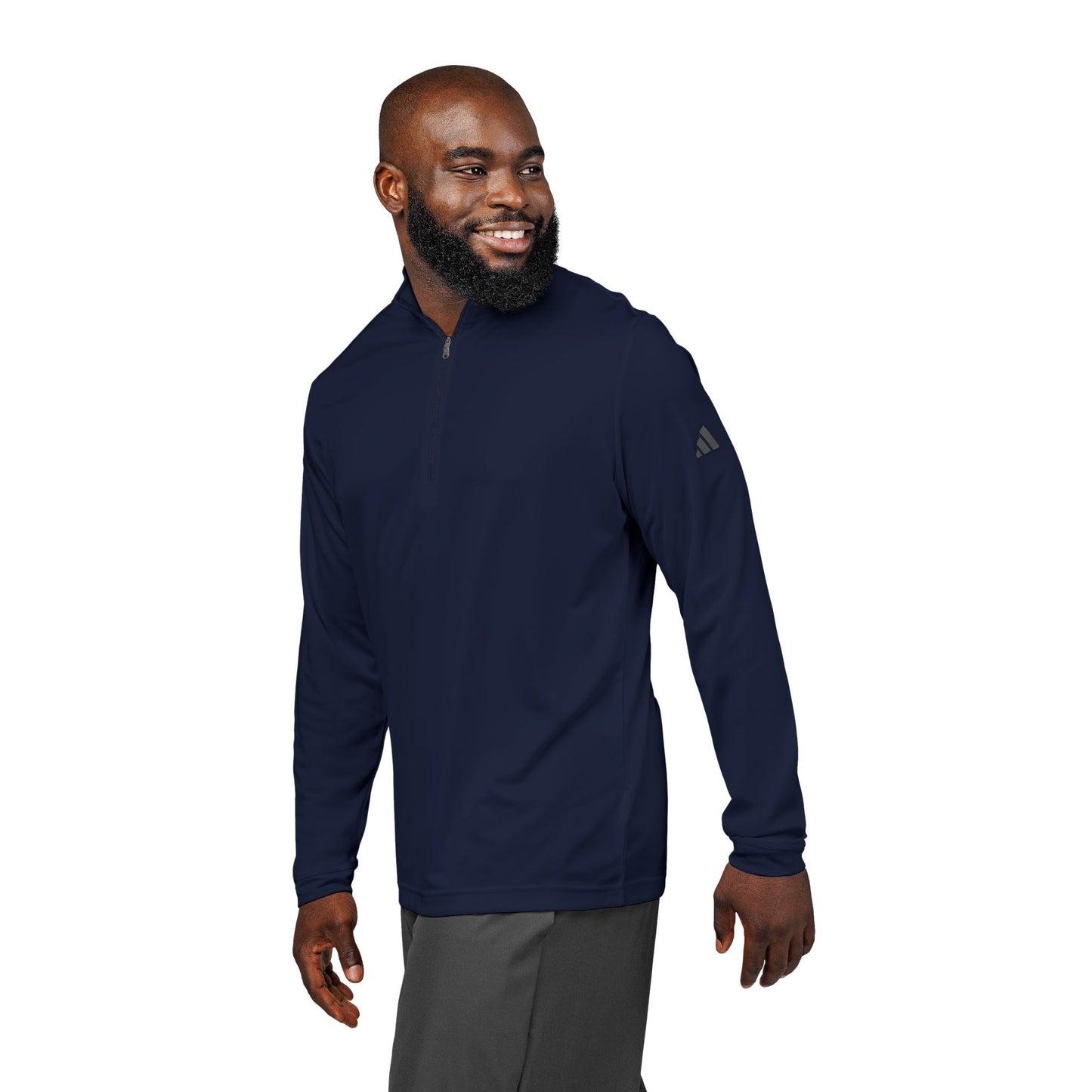 Embroidered Quarter-Zip Pullover — adidas® Performance Top