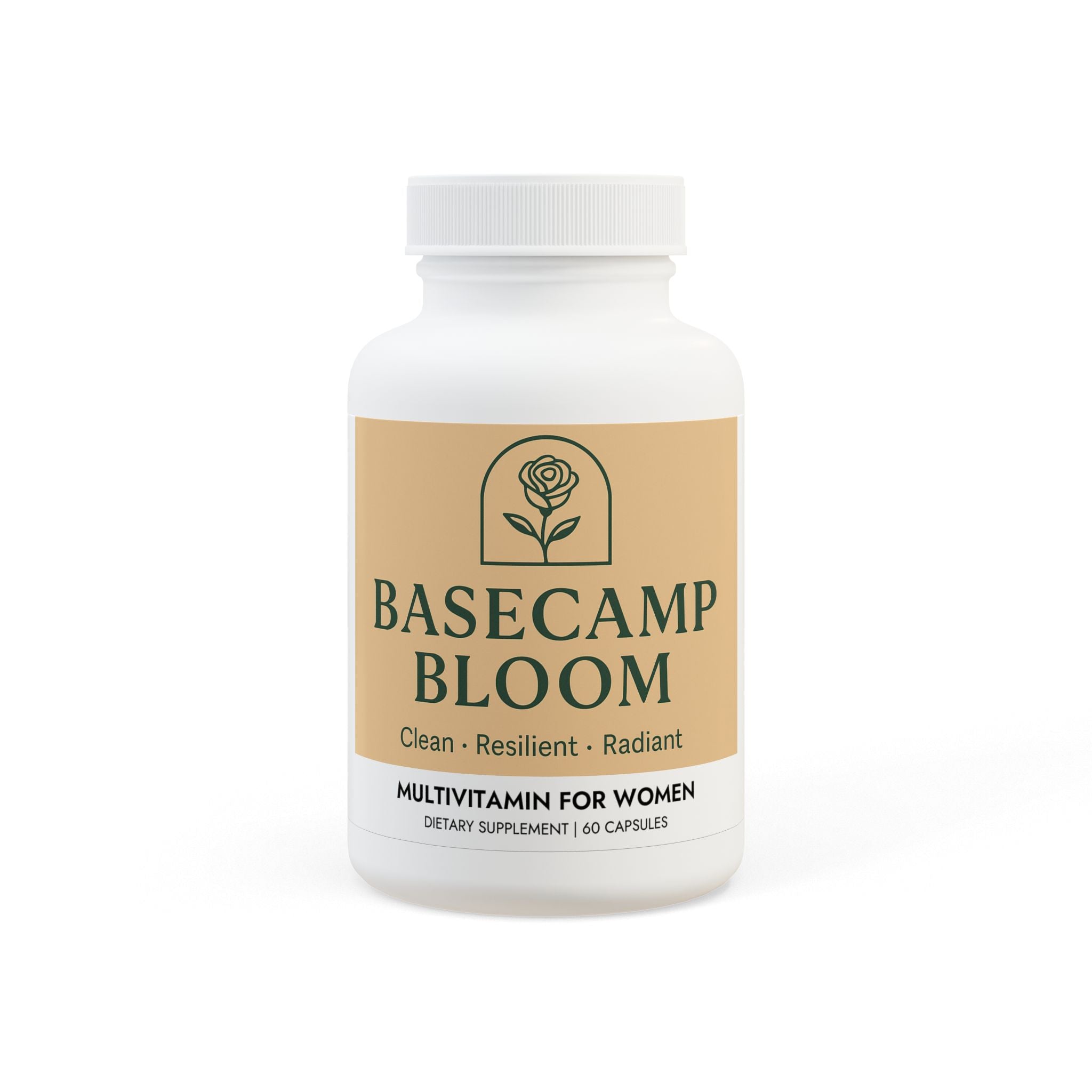 Base Camp Bloom Multivitamin for Women Supplement (60 Capsules)