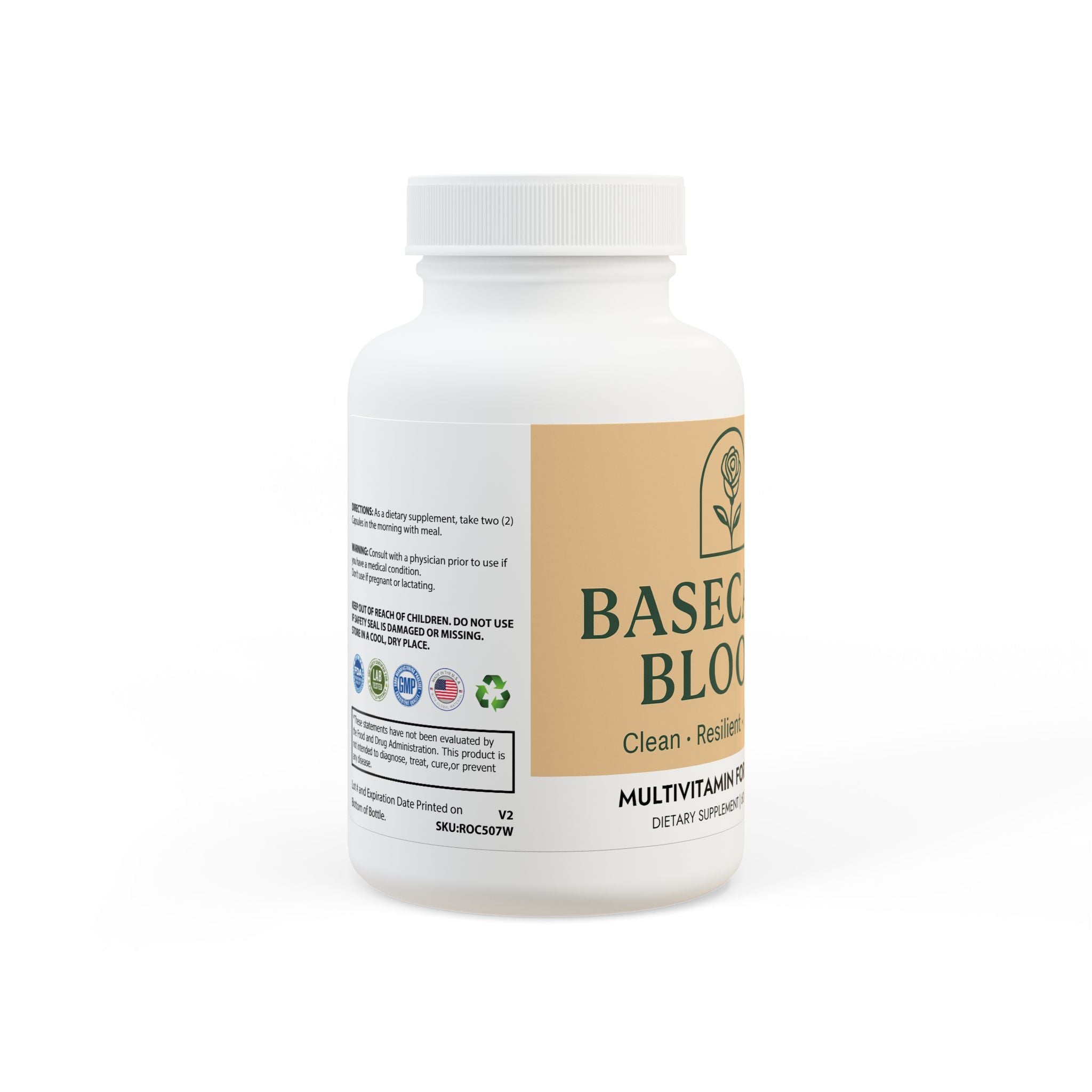 Base Camp Bloom Multivitamin for Women Supplement (60 Capsules)