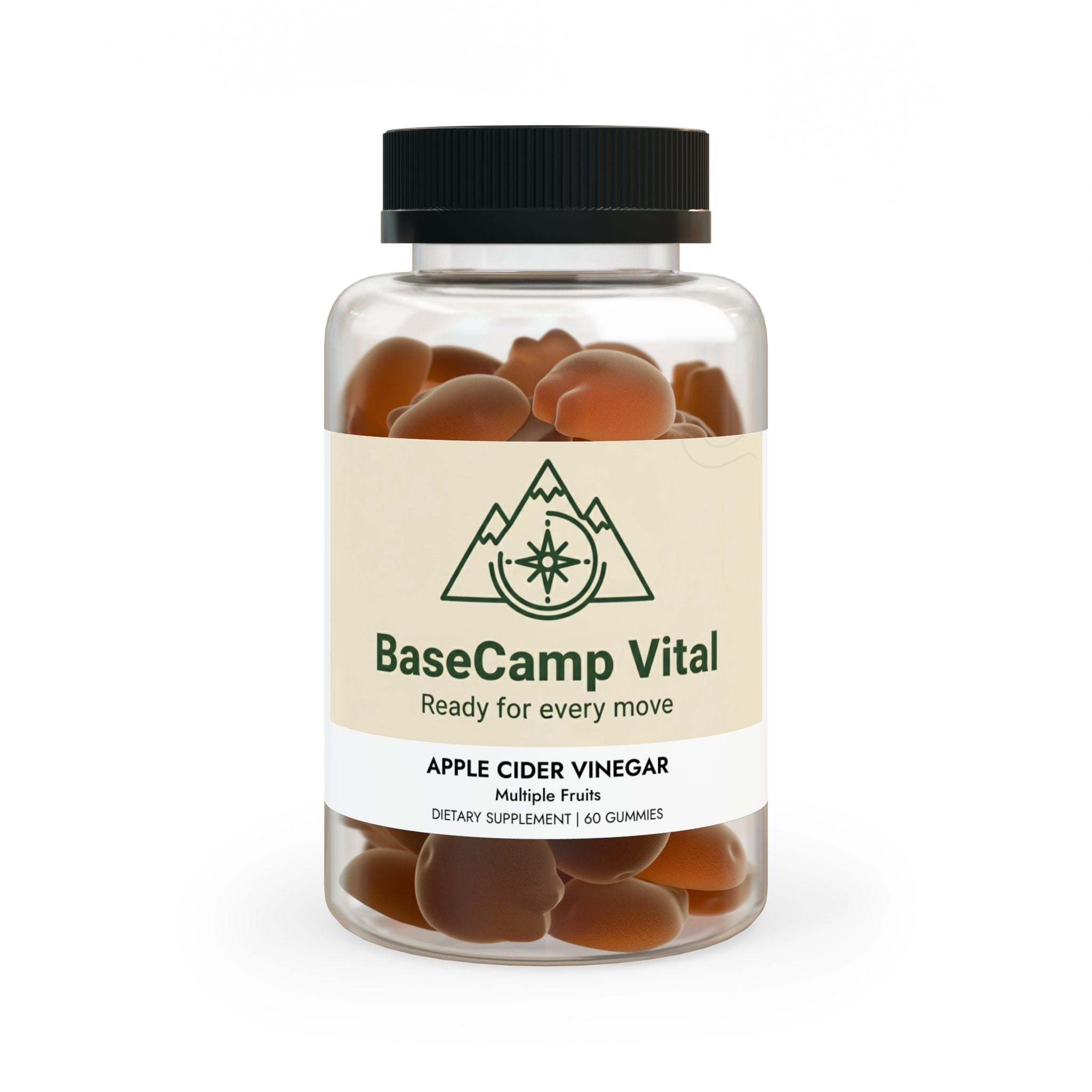 Base Camp Vital Apple Cider Vinegar Gummies (60 Gummies)