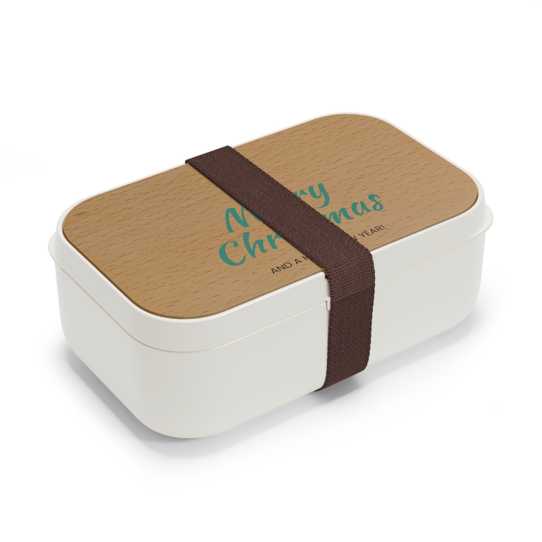 Merry Christmas Bento Lunch Box - Eco-Friendly Holiday Meal Container