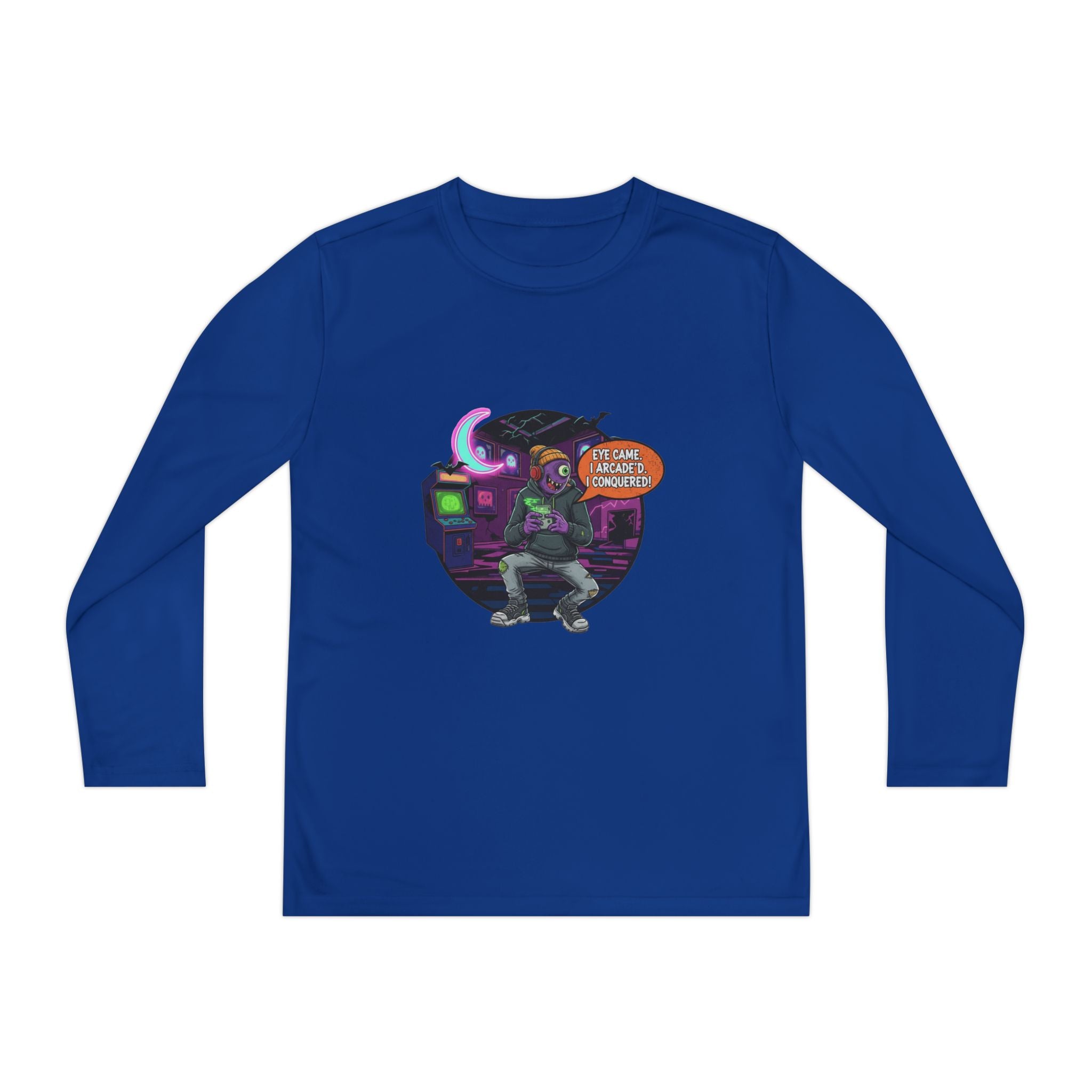 Youth Gamer Long Sleeve Tee, Retro Gaming Gift, Unisex Shirt, Video Game Apparel, Cute Gamer Top, Everyday Casual Wear