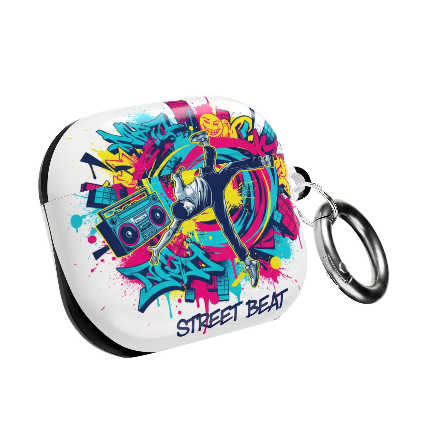 Boy's Street Beat AirPod Case — Graffiti Breakdance Design (free shipping)