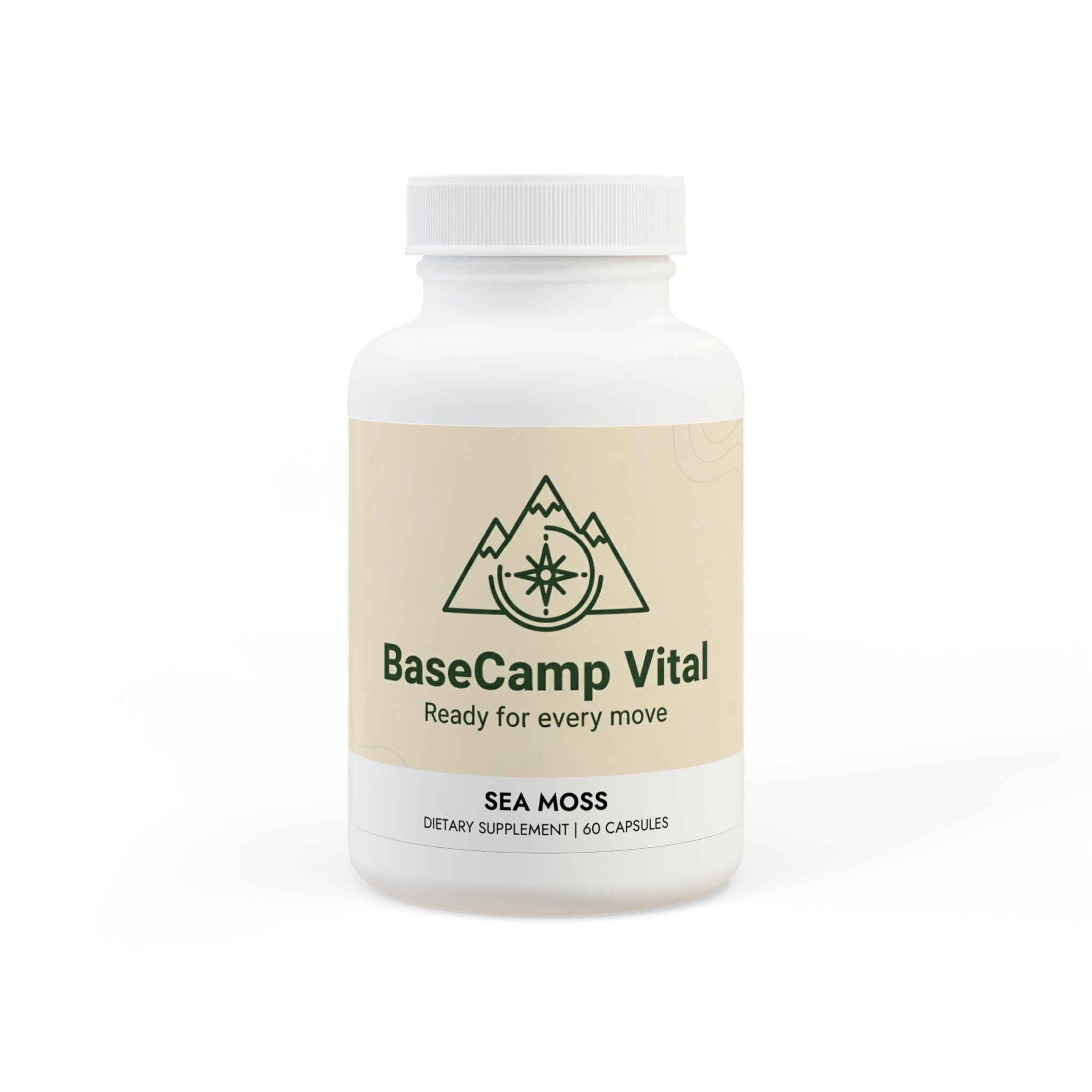 Base Camp Vital Sea Moss Supplement (60 Capsules)