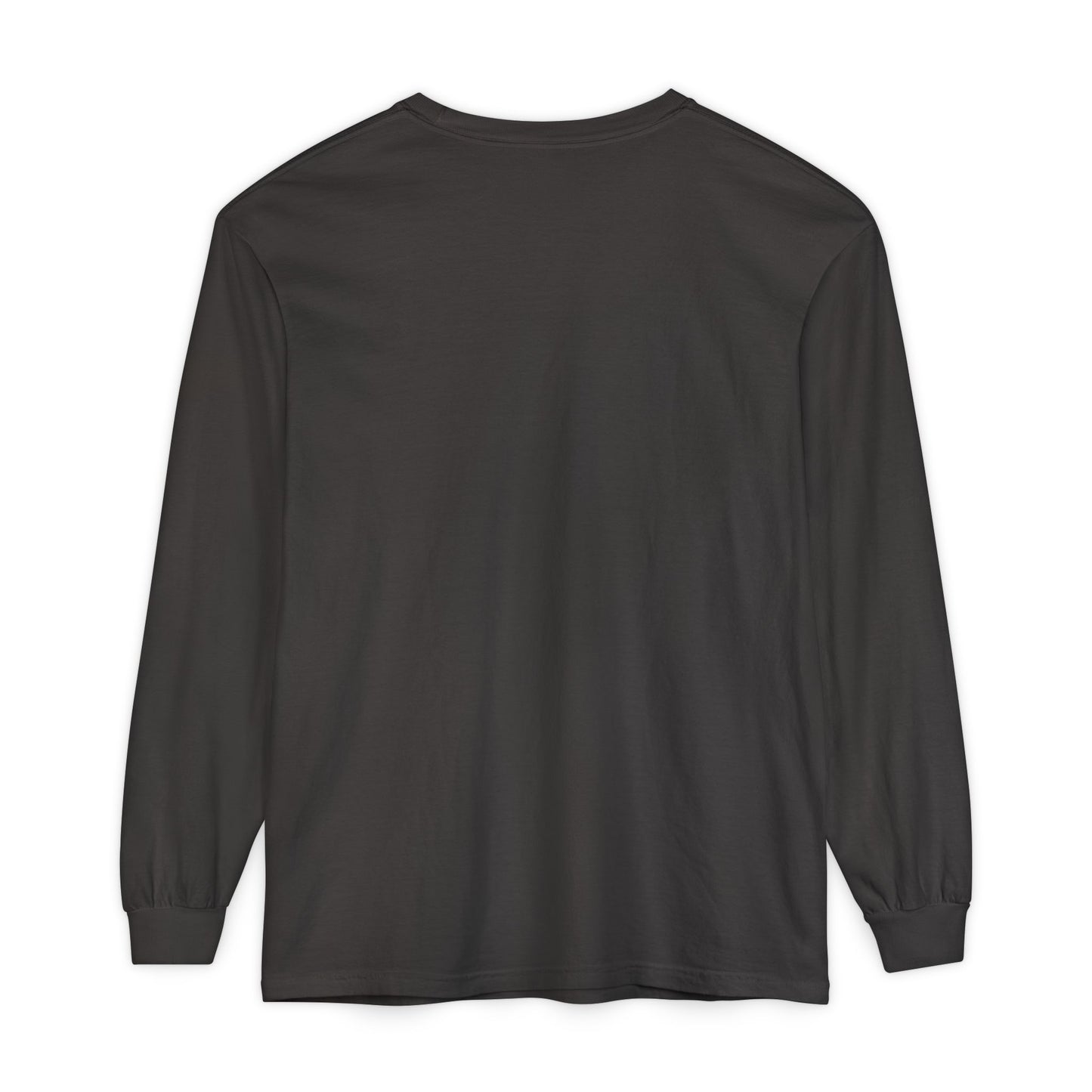 Women’s graphite Garment-Dyed Long Sleeve T-Shirt - Casual Comfort for Everyday Wear