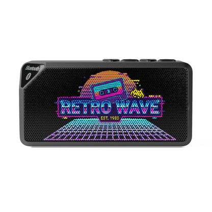 Retro 80’s Wave Bluetooth Speaker — Pixel Cassette Design