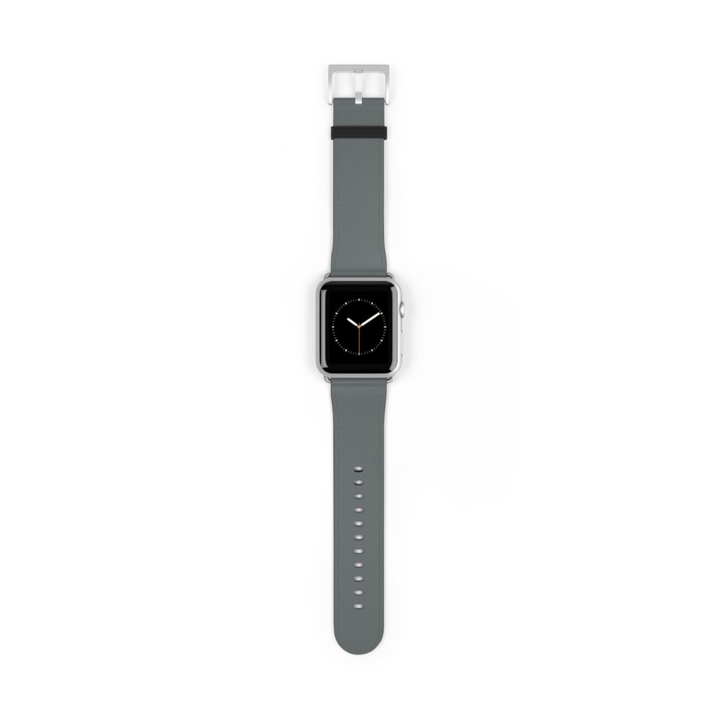 Stylish Gray Silicone Watch Band for Apple Watch - Modern & Comfortable Design