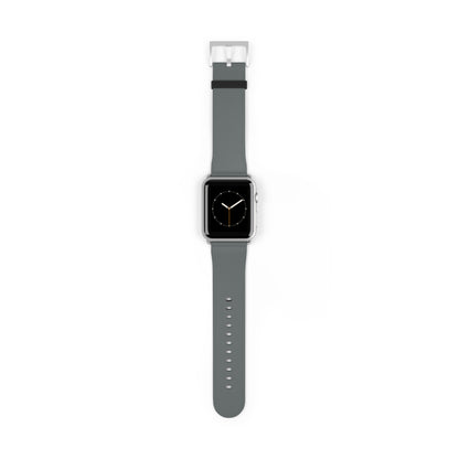 Stylish Gray Silicone Watch Band for Apple Watch - Modern & Comfortable Design
