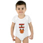 Merry & Bright Baby Bodysuit - Cute Reindeer Christmas Infant Onesie