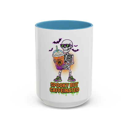 Spooky Skeleton Coffee Mug for Halloween Enthusiasts, Perfect for Gifting, Halloween Decor, Party Accent, Fun Drinkware