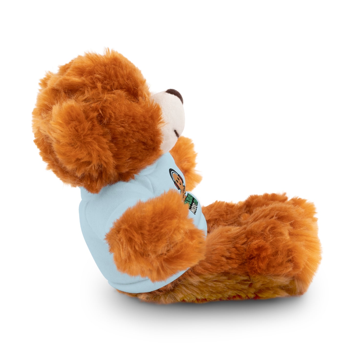 Holiday Mode On Gingerbread Bear Plush with Tee