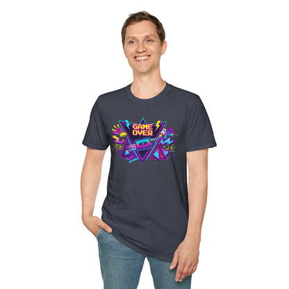 Retro 'Game Over' Graphic T-Shirt — 80s Arcade Gamer Tee