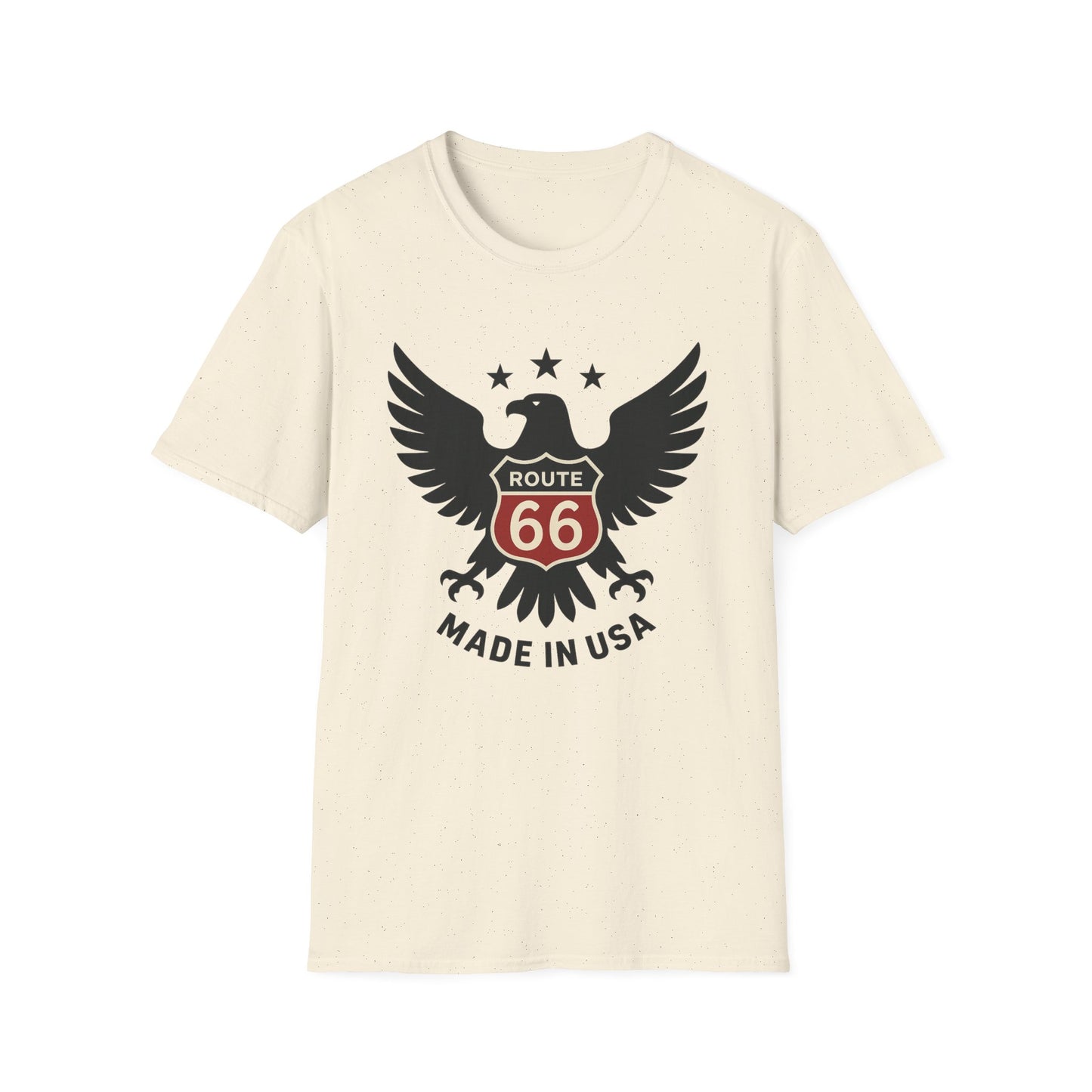 American Route 66 Eagle T-Shirt — Made in USA Vintage Roadtrip Tee
