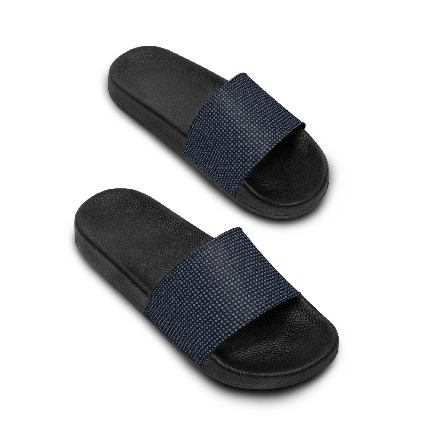 Men's Slide Sandals Micro-Geometric Dot Repeat