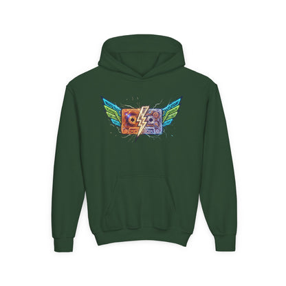 Youth Retro Cassette Wings Hoodie