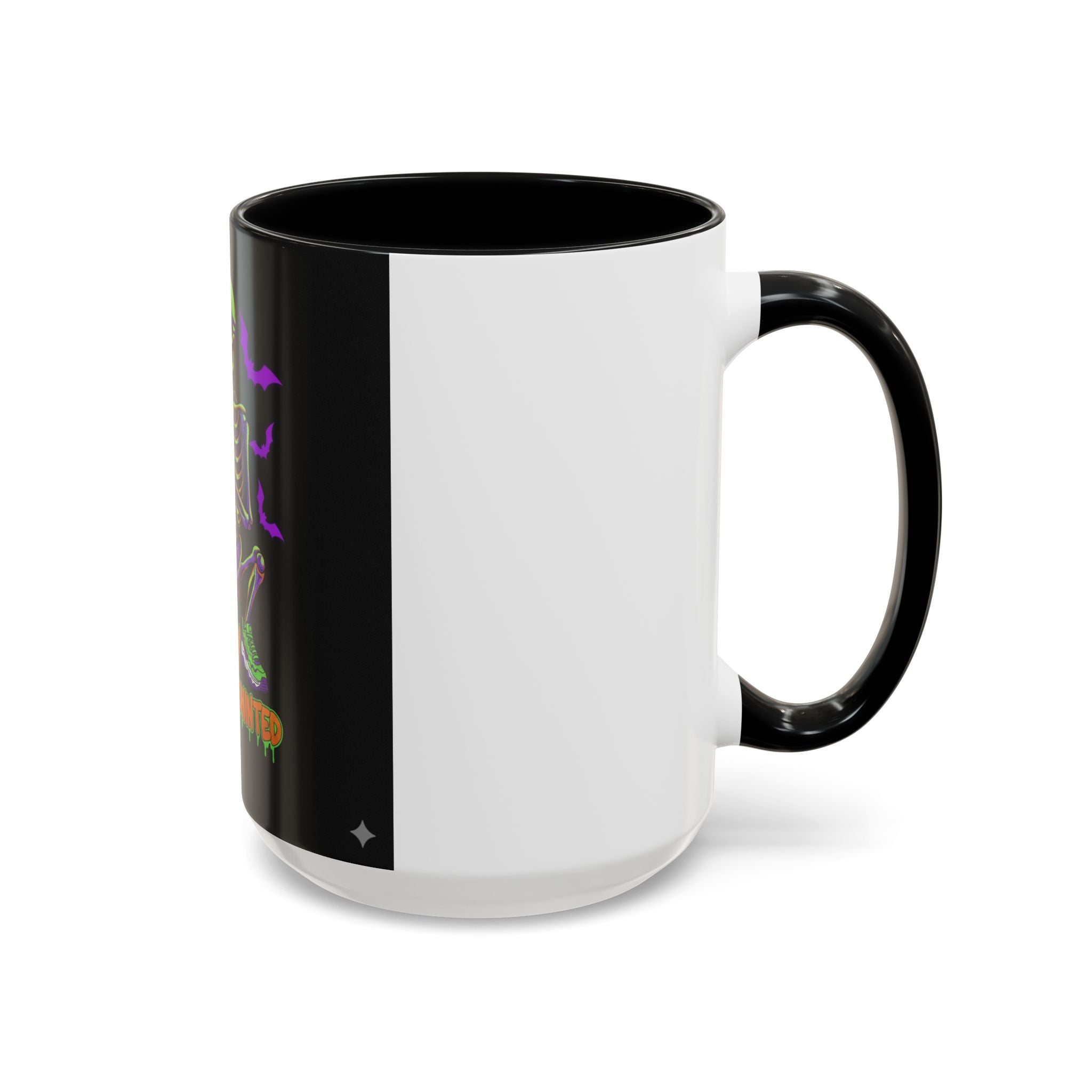 Spooky Skeleton Coffee Mug, Halloween Gift, Caffeinated Mug, Gothic Cup, Unique Drinkware, Perfect for Fall Celebrations