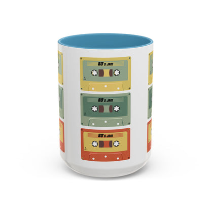 Retro Cassette Tape Coffee Mug – 80s & 90s Vintage Music Accent Mug