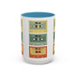 Retro Cassette Tape Coffee Mug – 80s & 90s Vintage Music Accent Mug