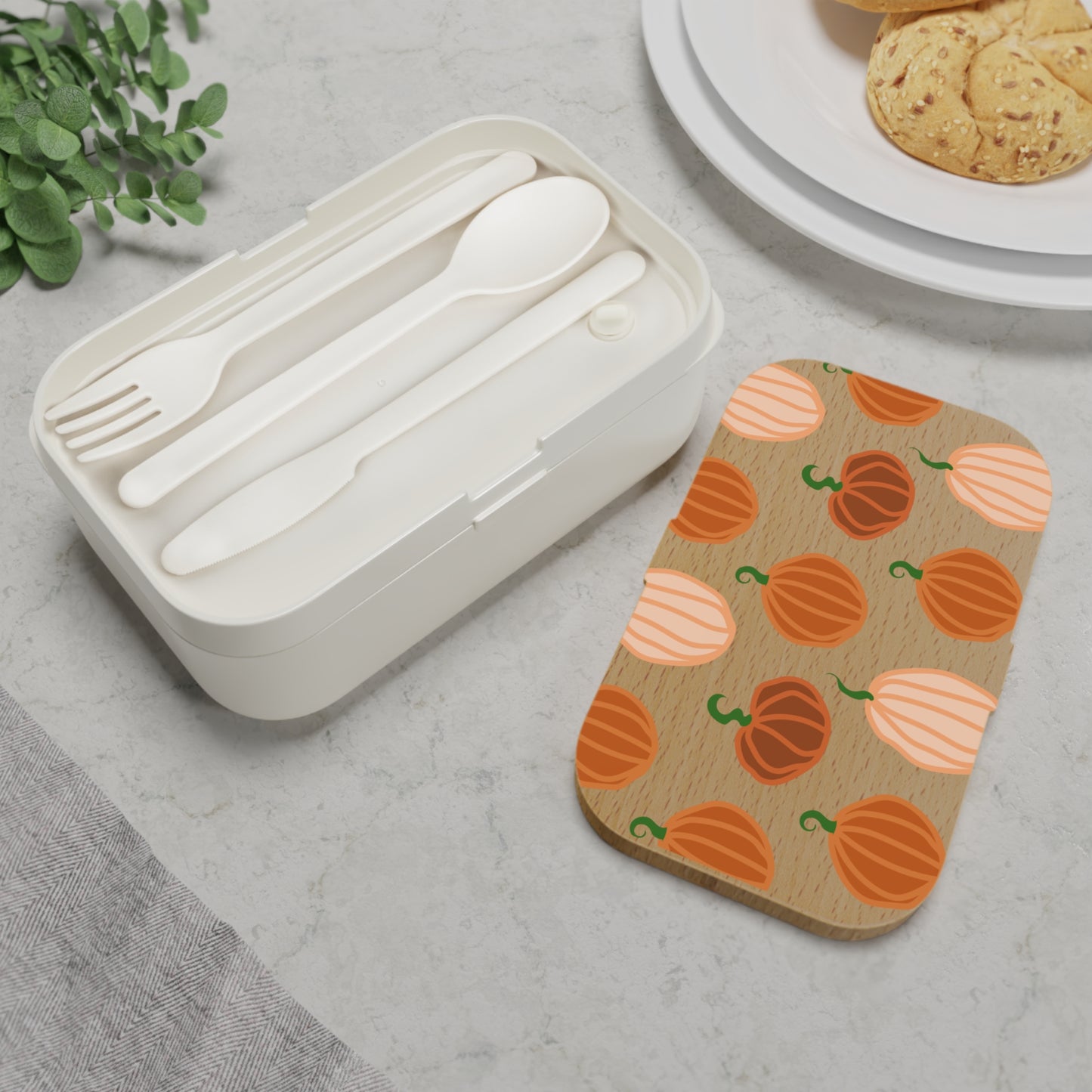 Pumpkin Pattern Bento Lunch Box
