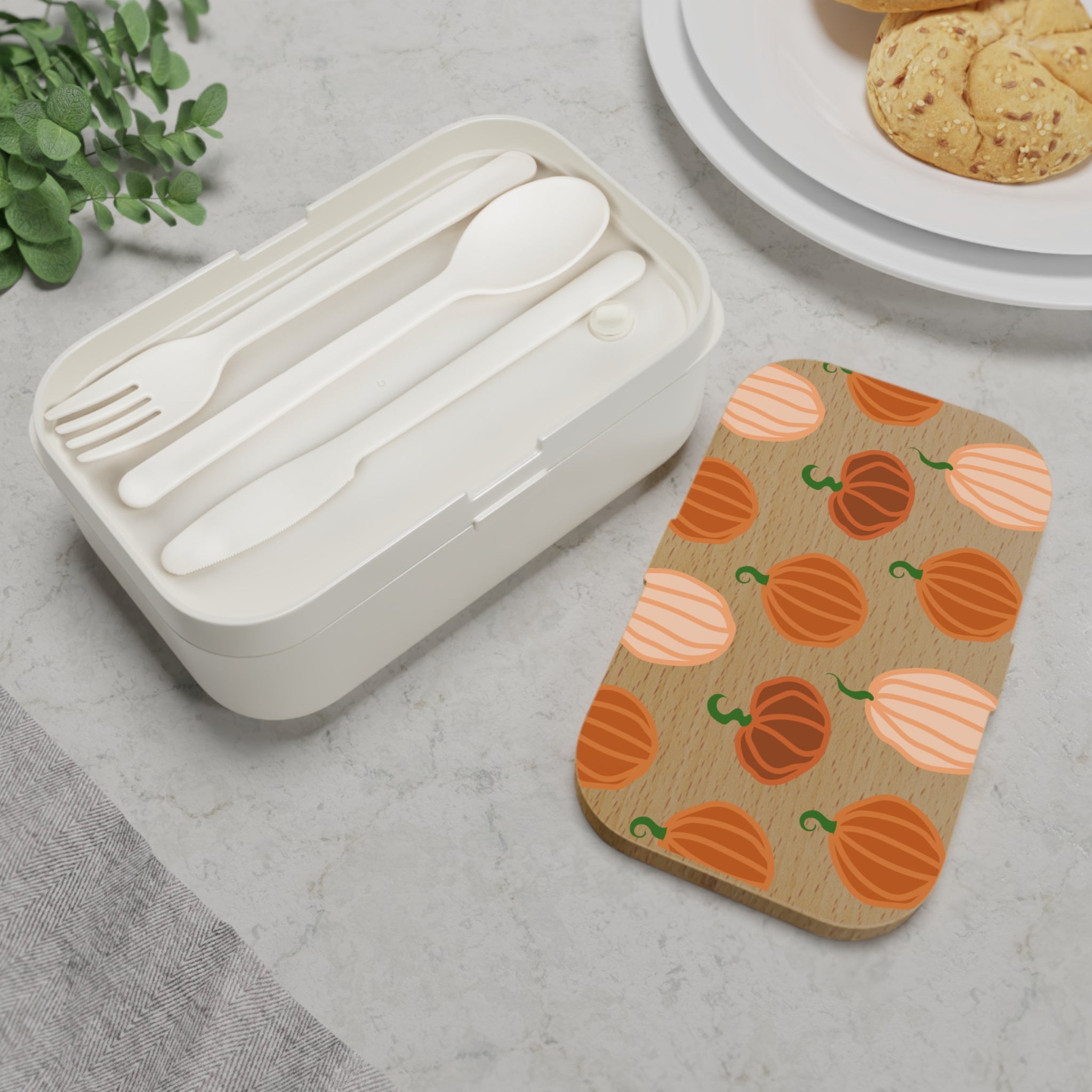 Pumpkin Pattern Bento Lunch Box