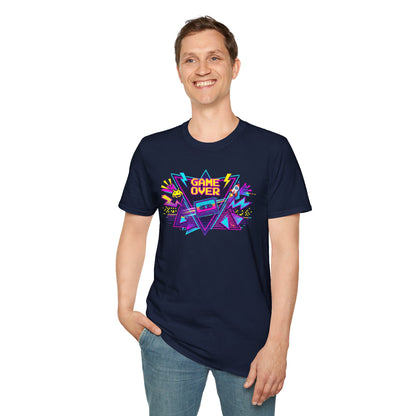 Retro 'Game Over' Graphic T-Shirt — 80s Arcade Gamer Tee