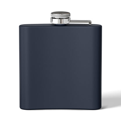 Whiskey Night Stainless Steel Flask — 6oz Holiday Spirits Design ( free shipping)